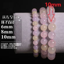 Load image into Gallery viewer, Natural Stones Candy Color Chalcedony Bracelet Crystal Quartz Round Bead Women Bracelet Healing Reiki Energy Gift Lucky Jewelry