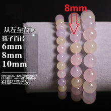 Load image into Gallery viewer, Natural Stones Candy Color Chalcedony Bracelet Crystal Quartz Round Bead Women Bracelet Healing Reiki Energy Gift Lucky Jewelry