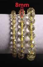 Load image into Gallery viewer, Natural Stones Citrine Bracelet 64 Facet Yellow Crystal Quartz Round Bead Men Women Bracelet Healing Energy Gift Lucky Jewelry