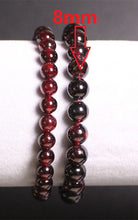 Load image into Gallery viewer, Natural Stones Red Garnet Bracelet Crystal Quartz Round Bead Men Women Bracelet Healing Energy Gift Lucky Jewelry
