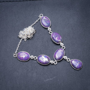Natural Variscite Handmade Unique 925 Sterling Silver Necklace 18.5 Y3466