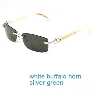 Nature Buffs Horn Sunglasses Men  Trend  Rectangle Women Sun Glasses Beach Driving Shade Luxury Carter Sunglass