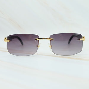 Nature Buffs Horn Sunglasses Men  Trend  Rectangle Women Sun Glasses Beach Driving Shade Luxury Carter Sunglass