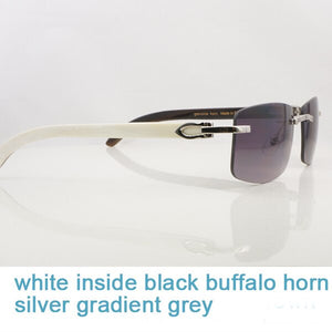 Nature Buffs Horn Sunglasses Men  Trend  Rectangle Women Sun Glasses Beach Driving Shade Luxury Carter Sunglass