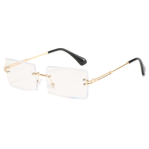 Montatura da vista Natuwe Blue Cut 123 da donna senza montatura trasparente 