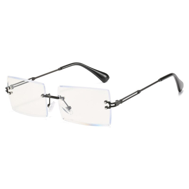 Montatura da vista Natuwe Blue Cut 123 da donna senza montatura trasparente 