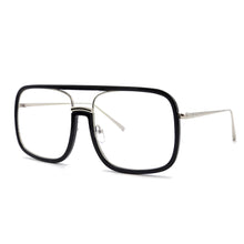 Carica l&#39;immagine nel visualizzatore di Gallery, Natuwe&amp;Co Large Big Oversize Square Plastic Metal Glasses Frame Retro Full-rim Men Women Eyeglasses