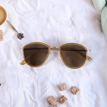 Load image into Gallery viewer, Natuwe&amp;Co Polarized Sunglasses Brown Oval Shape Stainless Steel Glasses Sun Len Mens