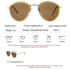 Natuwe&Co Polarized Sunglasses Brown Oval Shape Stainless Steel Glasses Sun Len Mens