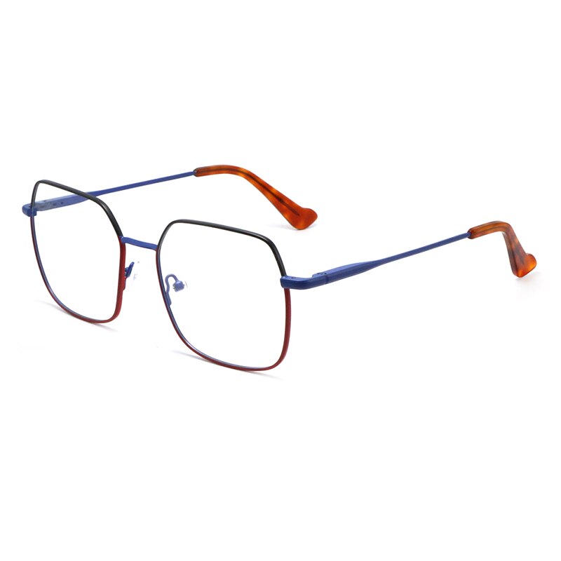 NatuweCo Metal Optical Frames Unisex Oversized Big Frame Square Spectacles Prescription Glasses Myopia Hyperopia Eyewear Trends