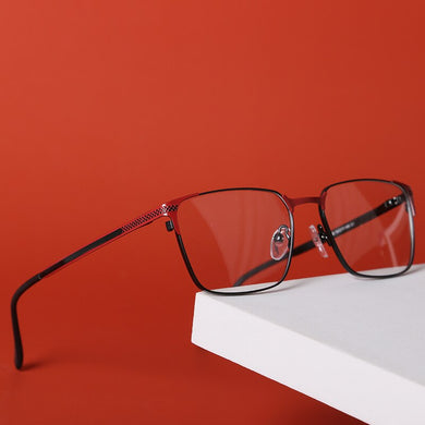 NatuweCo Unisex Square Optical Frames Glasses Eyewear Prescription Myopia Hyperopia Customized Glasses Vintage Design 4 Colors