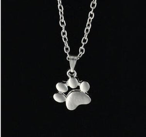 Necklaces & Pendants Jewelry for Women Sweater necklace Cute Pets Dogs Footprints Paw Chain Pendant Necklace