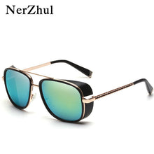 Load image into Gallery viewer, NerZhu Iron Man 3 Matsuda TONY stark Sunglasses Men Rossi Coating retro Vintage Designer Sun glasses Oculos Masculino Gafas de