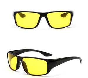 NerZhul Sports Man Sunglasses Classic Grind Yellow Night Driving Sun Glasses Male Oval OutDoor Goggle Shades Glasses
