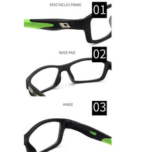 Load image into Gallery viewer, Nerzhul Sports Male Eyeglasses Frame Prescription Eyewear Spectacle Frame Glasses Transparent Optical Eye Glasses Frames For Men