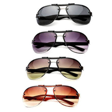 Load image into Gallery viewer, Nerzhul Unisex Vintage Sunglasses Women Lunette Sun Glasses Female Brown Sunglasses Aviation Pilot Sunglasses Women