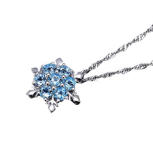 Load image into Gallery viewer, New 2018 Designer Woman necklace Fashion Simple 1PC Chic Snowflake Pendant Rhinestone Crystal Party Xmas Elegant Necklace Drop