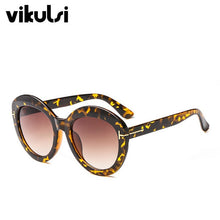Load image into Gallery viewer, 2023 Brand TOM Sunglasses Women Designer Vintage Round T Sun Glasses Female Eyewear Gradient Frame Shades Men Oculos