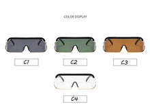 Load image into Gallery viewer, 2023 2023 Trend ladies outdoor personality Sunglasses women Oversized onepiece  brand Lentes de sol mujer