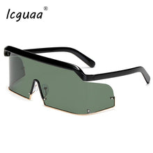 Load image into Gallery viewer, 2023 2023 Trend ladies outdoor personality Sunglasses women Oversized onepiece  brand Lentes de sol mujer