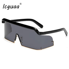 Load image into Gallery viewer, 2023 2023 Trend ladies outdoor personality Sunglasses women Oversized onepiece  brand Lentes de sol mujer