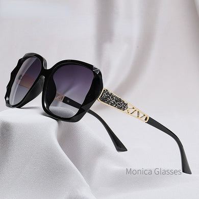 2023 big box polarized sunglasses han edition tide female uv web celebrity sunglasses driving round glasses female marcas