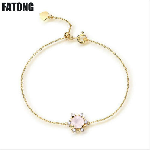 New 925 sterling silver citrine hibiscus stone topaz diamond jewelry female quality models. J089