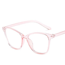 Carica l&#39;immagine nel visualizzatore di Gallery, Occhiali Cat Eye anti luce blu Donna Uomo Occhiali trasparenti per computer Occhiali con blocco della montatura Occhiali con specchio ottico Unisex