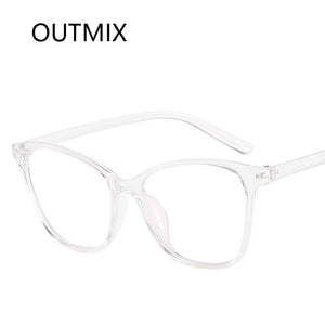 Anti Blue Light Cat Eye glasses Women Men Transparent Computer Glasses Frame Blocking Eyewear Optical Mirror Eyeglass Unisex