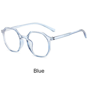 Anti-Blue Light Women Eyeglasses Frame Optical Spectacle Transparent Glasses Classic Men Computer Square Plastic Eyewear