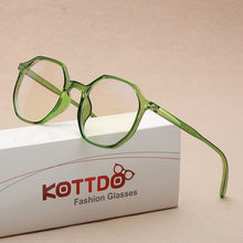 Carica l&#39;immagine nel visualizzatore di Gallery, Anti-Blue Light Women Eyeglasses Frame Optical Spectacle Transparent Glasses Classic Men Computer Square Plastic Eyewear