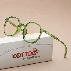 Anti-Blue Light Women Eyeglasses Frame Optical Spectacle Transparent Glasses Classic Men Computer Square Plastic Eyewear