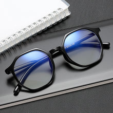 Carica l&#39;immagine nel visualizzatore di Gallery, Anti-Blue Light Women Eyeglasses Frame Optical Spectacle Transparent Glasses Classic Men Computer Square Plastic Eyewear