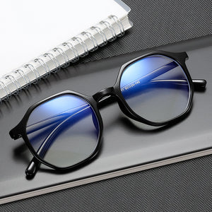Anti-Blue Light Women Eyeglasses Frame Optical Spectacle Transparent Glasses Classic Men Computer Square Plastic Eyewear