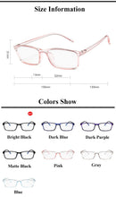 Load image into Gallery viewer, Anti Light Glasses Ray Blue Anti Blue Fatigue Protection Blocking Goggles Eye Square Radiation Computer