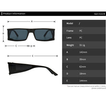 Load image into Gallery viewer, 2023 Gothic Steampunk Sunglasses Men Women Hip Hop Pop  Platics Mirror Gafas De Sol