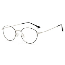Load image into Gallery viewer, Anti-blue Light Goggles Metal Frame Glasses Myopia Eyewear Oval Optical Eyeglasses with Spring Hinges Unisex