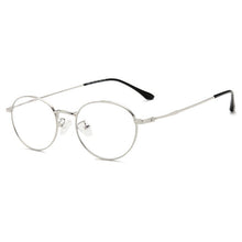 Load image into Gallery viewer, Anti-blue Light Goggles Metal Frame Glasses Myopia Eyewear Oval Optical Eyeglasses with Spring Hinges Unisex