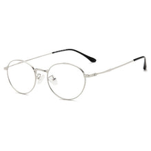 Load image into Gallery viewer, Anti-blue Light Goggles Metal Frame Glasses Myopia Eyewear Oval Optical Eyeglasses with Spring Hinges Unisex