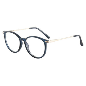 Cat Eye Plastic Frame Glasses For Women with Spring Hinges Full Rim Anti Blue Ray Optical Spectacles Selling