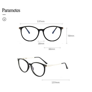 Cat Eye Plastic Frame Glasses For Women with Spring Hinges Full Rim Anti Blue Ray Optical Spectacles Selling