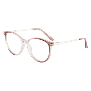 Cat Eye Plastic Frame Glasses For Women with Spring Hinges Full Rim Anti Blue Ray Optical Spectacles Selling