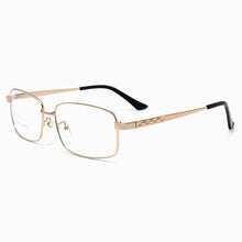 Load image into Gallery viewer, Full Rim Optical Eyewear with Spring Hinges  Alloy Frame Glasses Men Business Style Rectangular Spectacles