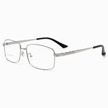 Load image into Gallery viewer, Full Rim Optical Eyewear with Spring Hinges  Alloy Frame Glasses Men Business Style Rectangular Spectacles
