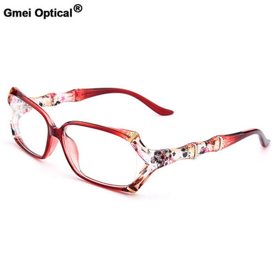 Gmei Optical Colorful Urltra-Light TR90 Women Full Rim Optical Eyeglasses Frames Female Plastic Myopia Eyewear M1242