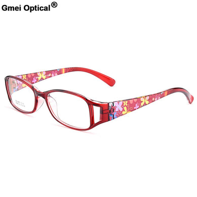 Gmei Optical Colorful Women Full Rim Optical Eyeglasses Frames Urltra-Light TR90 Plastic Female Myopia Eyewear M5098