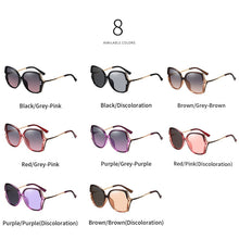 Carica l'immagine nel visualizzatore di Gallery, Women Polarized Sunglasses  Lady's UV400 Diamond Pochromic Feminin Cool Sun Glasses Vintage Oculos