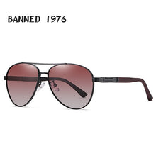 Load image into Gallery viewer, Men HD Polarized Metal Sunglasses Male Driving Cool Aviation Sun Glasses Man Eyewear UV400  shades