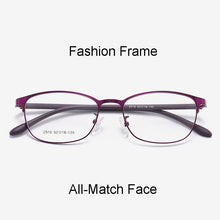 Load image into Gallery viewer, Metal Glasses Frame Half  Rim Full Rim Nearsighted Spectacles with Spring Hinges Selling Women Style