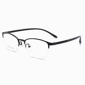 Metal Glasses Frame Half  Rim Full Rim Nearsighted Spectacles with Spring Hinges Selling Women Style